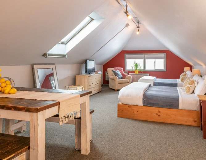 Skylight Studio at one of our Vermont lodges