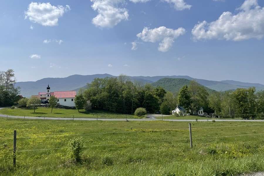 Exploring backroads of Vermont on motorcyle