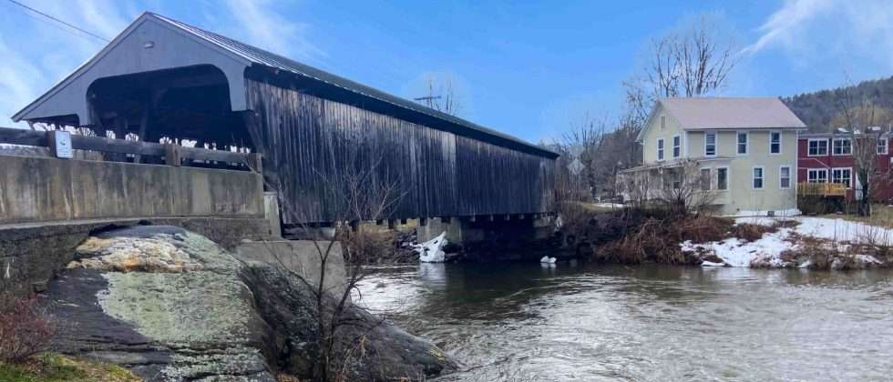 Waitsfield Covered Bridge in Waitsfield, VT